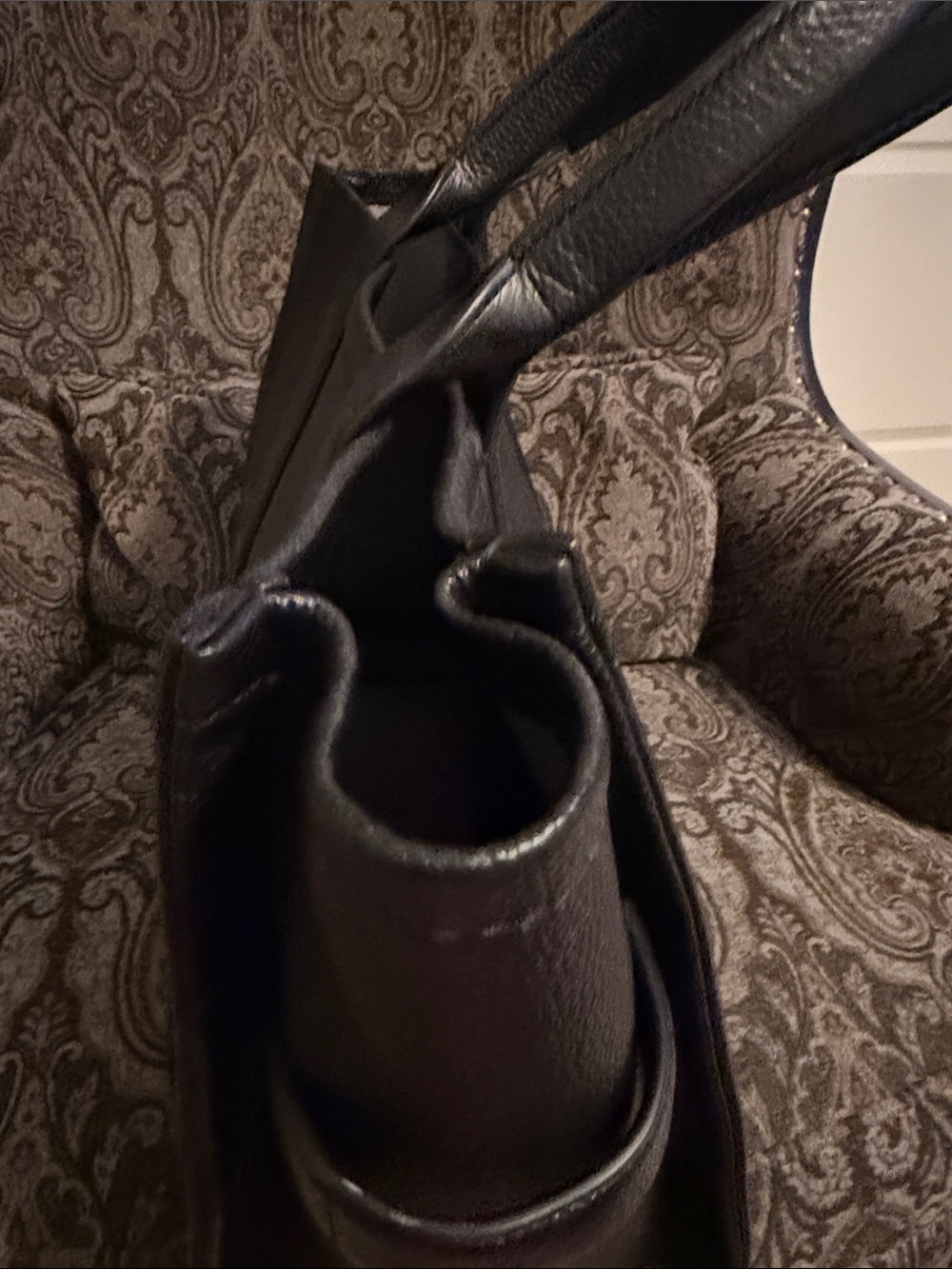 Marc Jacobs Black Pebbled Leather The Tote Bag - Picture 7 of 8